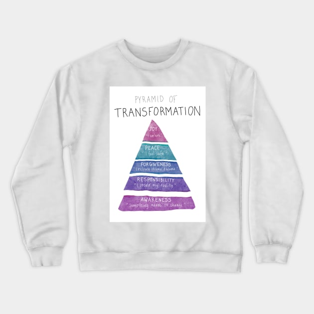 Pyramid of transformation resource Crewneck Sweatshirt by empaduggan